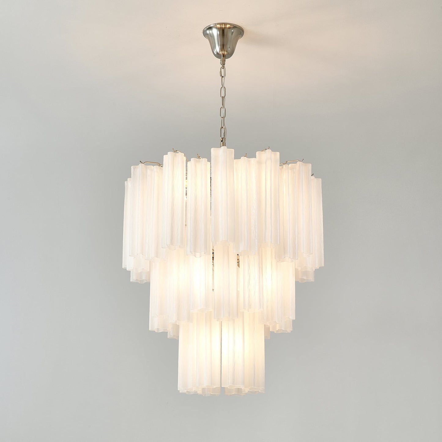 Frosted Glass Tubes Chandelier Chandelier
