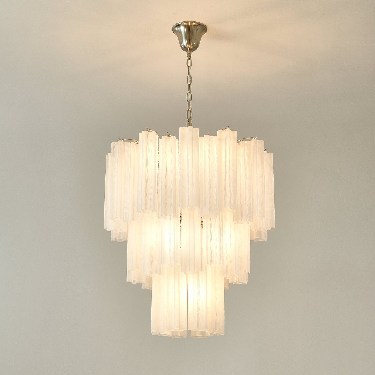 Frosted Glass Tubes Chandelier Chandelier