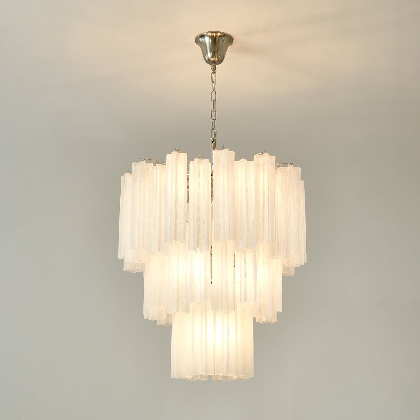 Frosted Glass Tubes Chandelier Chandelier