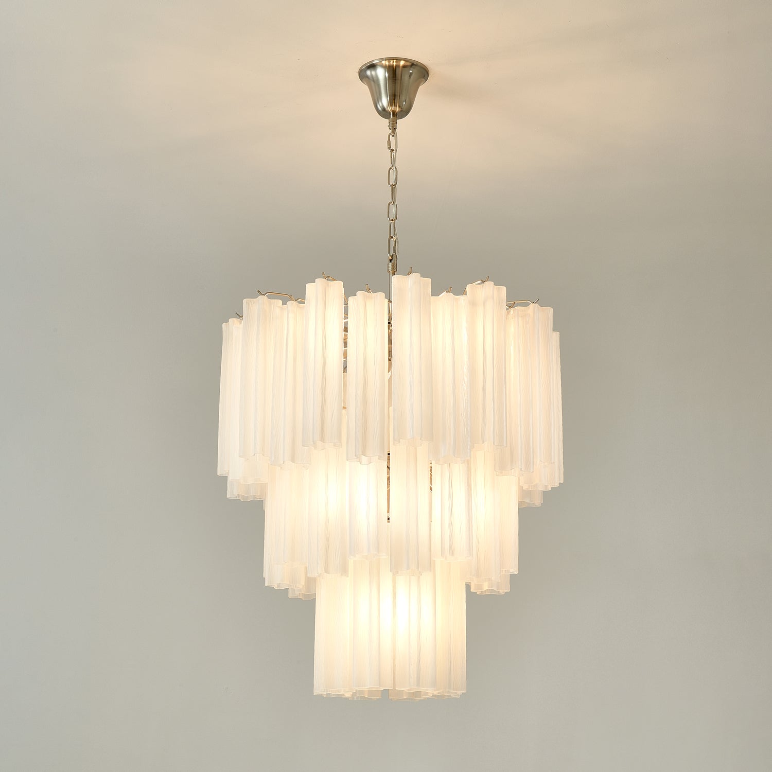 Frosted Glass Tubes Chandelier Chandelier