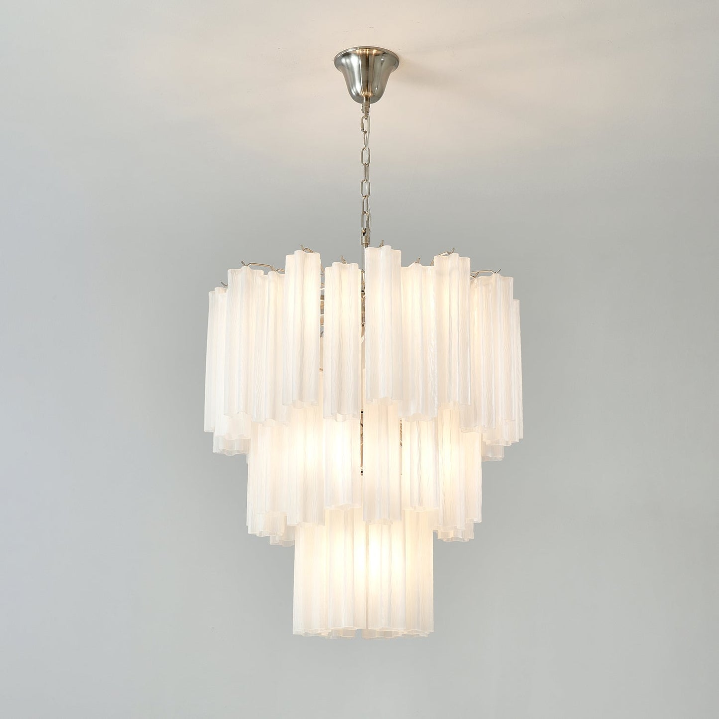 Frosted Glass Tubes Chandelier Chandelier