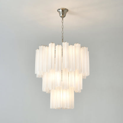 Frosted Glass Tubes Chandelier Chandelier