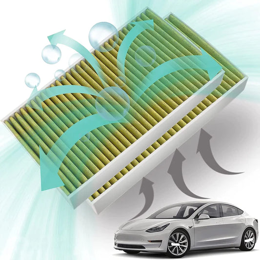 Carbon air filter for Tesla Model 3 and Model Y 2017–2023