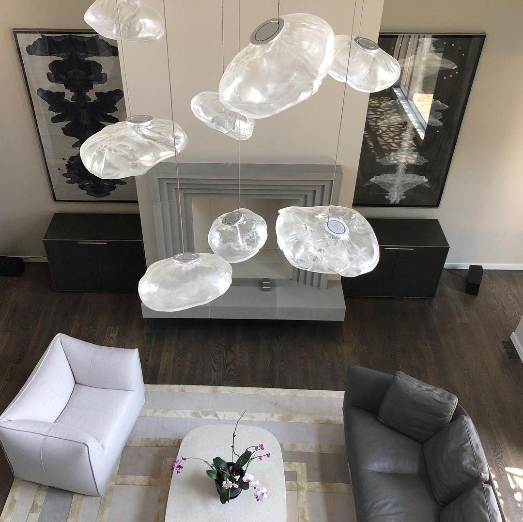 Blown Glass Random Pendant Light Pendant light
