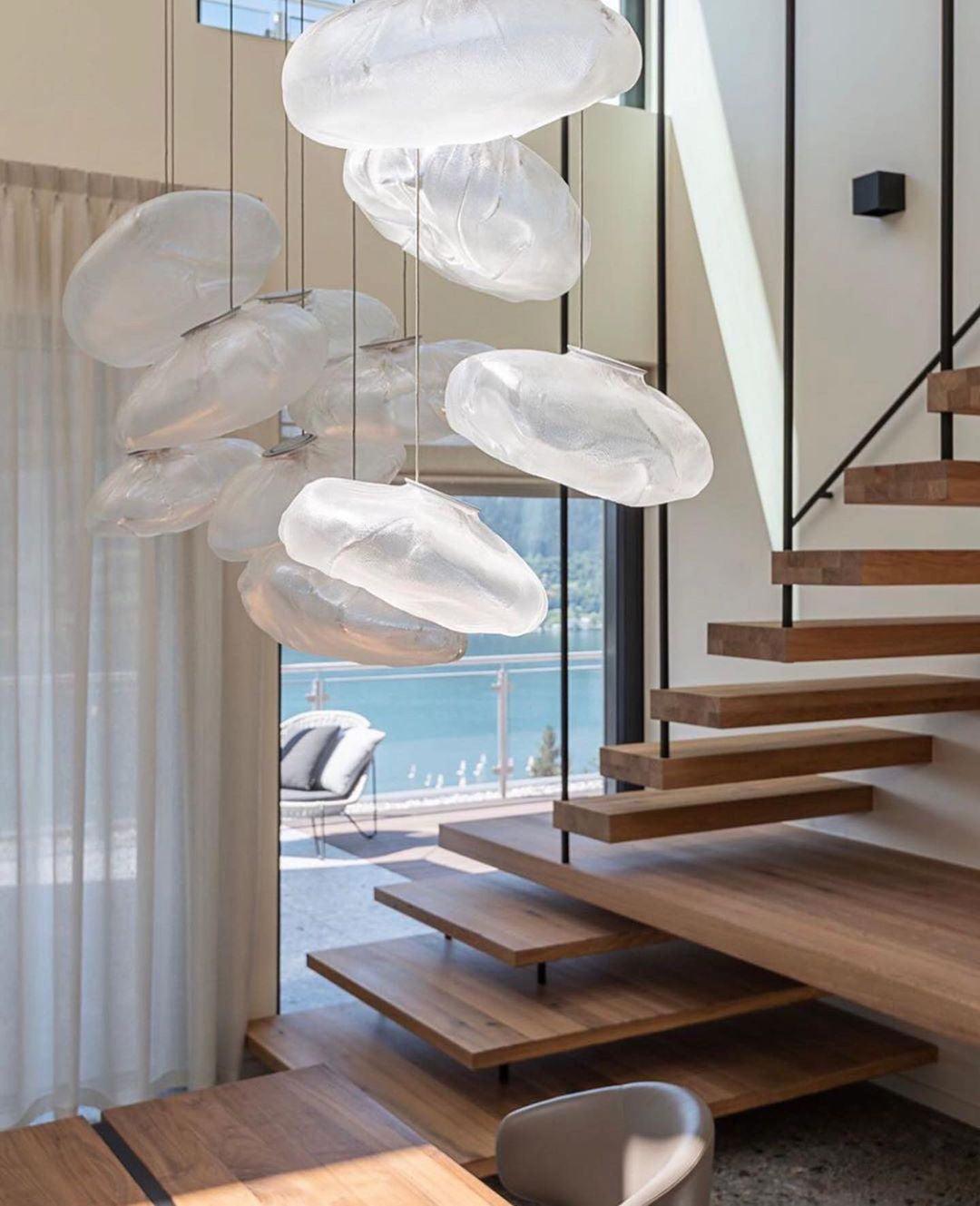 Blown Glass Random Pendant Light Pendant light