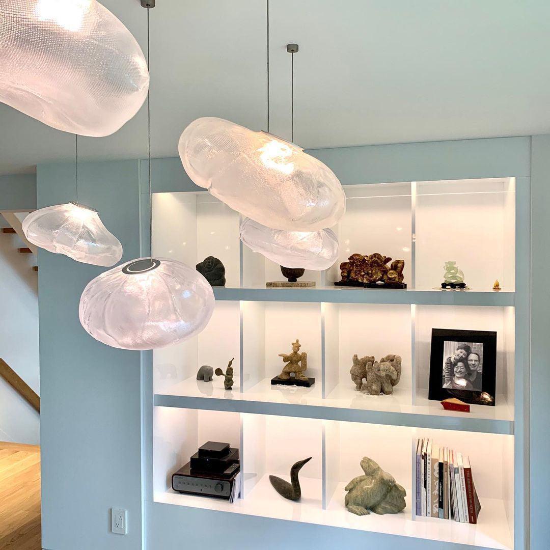 Blown Glass Mesh Pendant Light 1001 Pendant light