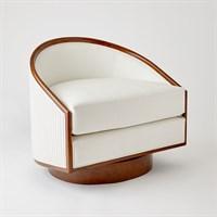 Global Views Swivel Chair