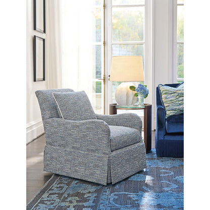 Lexington Rendezvous Palm Frond Swivel Chair