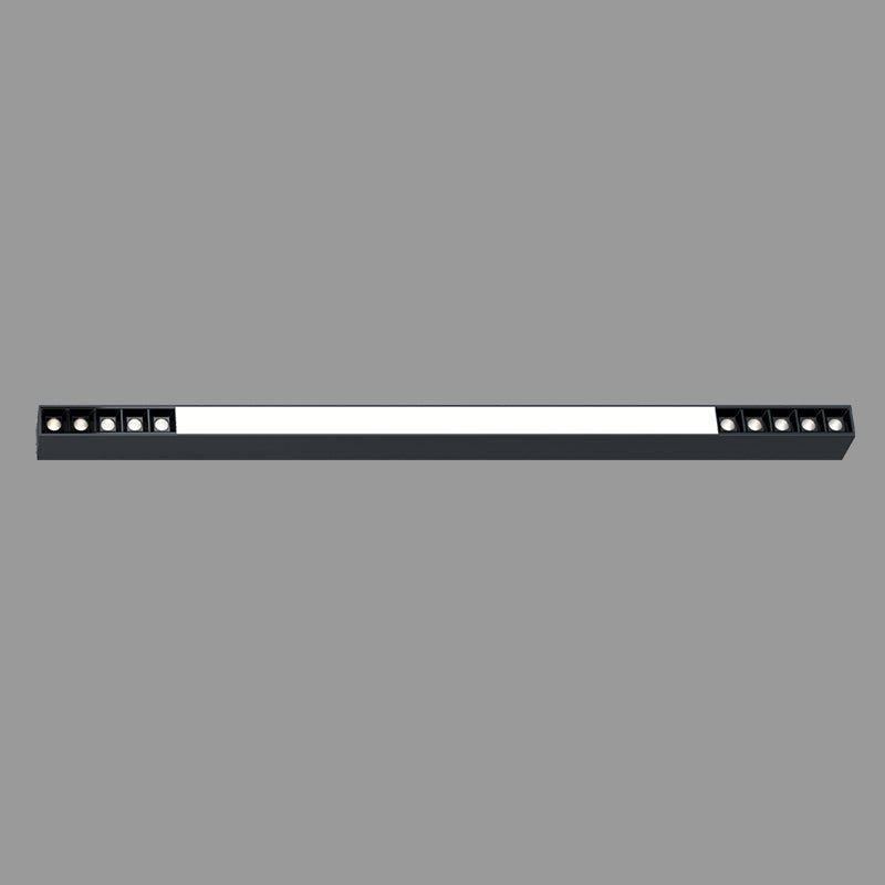 Magnetic Floating Light L 31.5″ x W 1.3″ x H 2″ / L 80cm x W 3.3cm x H 5.2cm / Black B / Warm Light Ceiling lamp