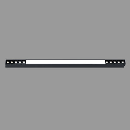 Magnetic Floating Light L 31.5″ x W 1.3″ x H 2″ / L 80cm x W 3.3cm x H 5.2cm / Black B / Warm Light Ceiling lamp