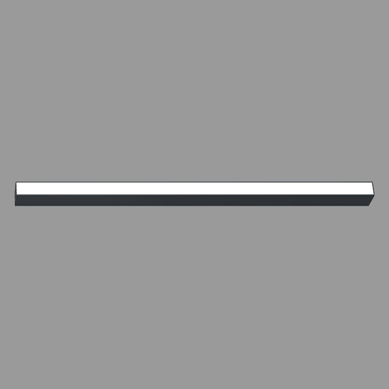 Magnetic Floating Light L 31.5″ x W 1.3″ x H 2″ / L 80cm x W 3.3cm x H 5.2cm / Black A / Warm Light Ceiling lamp