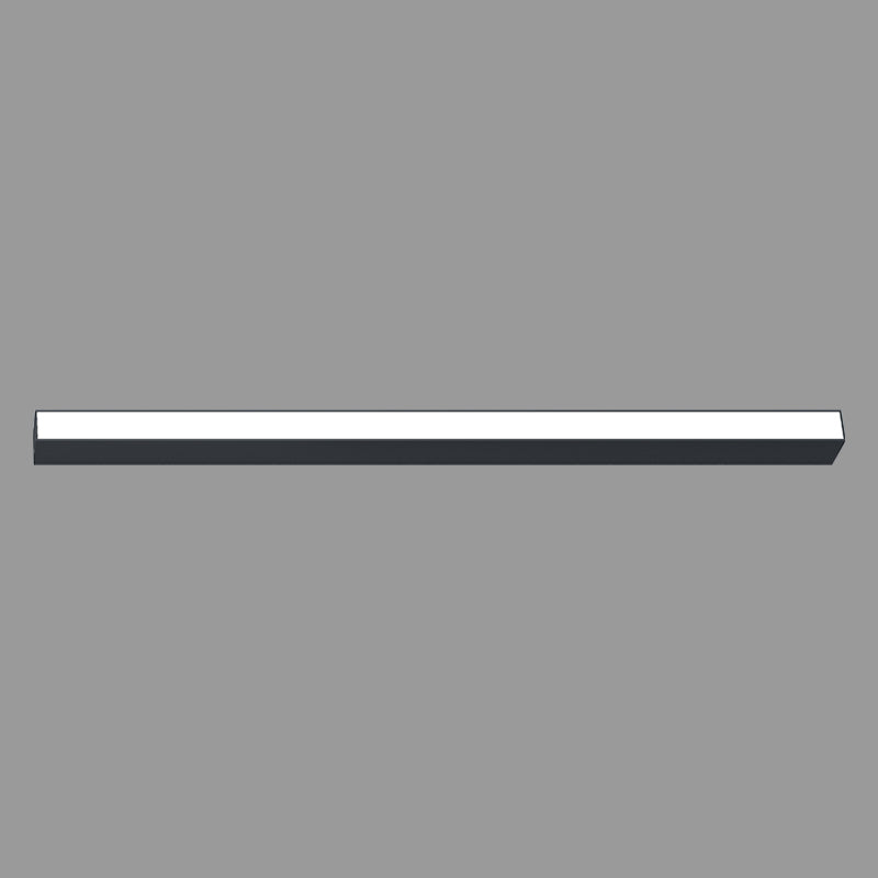 SLD50 Naked Magnetic Lamp L 31.5″ x W 1.3″ x H 2″ / L 80cm x W 3.3cm x H 5.2cm / Black A / Warm Light Ceiling lamp