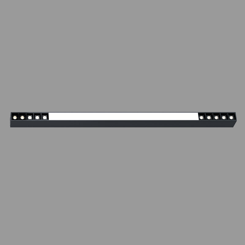 SLD50 Naked Magnetic Lamp L 31.5″ x W 1.3″ x H 2″ / L 80cm x W 3.3cm x H 5.2cm / Black B / Warm Light Ceiling lamp