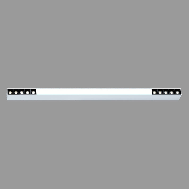 Magnetic Floating Light L 31.5″ x W 1.3″ x H 2″ / L 80cm x W 3.3cm x H 5.2cm / White B / Warm Light Ceiling lamp