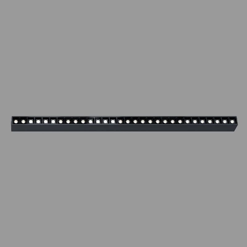 SLD50 Naked Magnetic Lamp L 31.5″ x W 1.3″ x H 2″ / L 80cm x W 3.3cm x H 5.2cm / Black C / Warm Light Ceiling lamp
