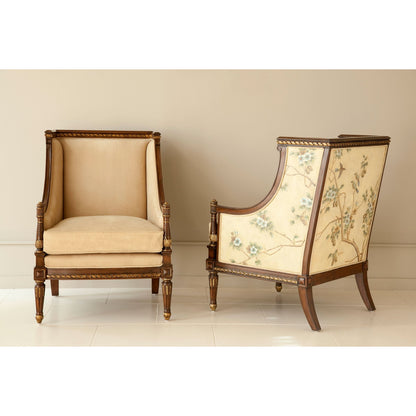Maitland Smith Floral Occasional Chair