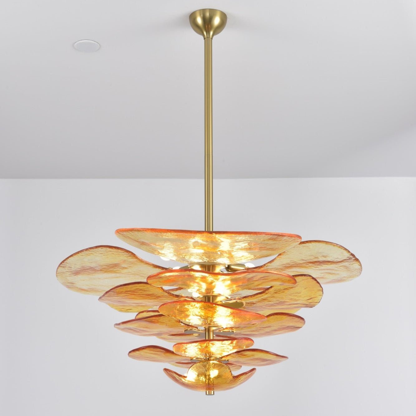 Petals Gold Murano Chandelier 1001 Chandelier