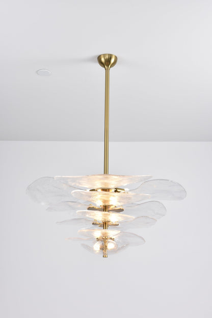 Petals Gold Murano Chandelier 1001 Chandelier