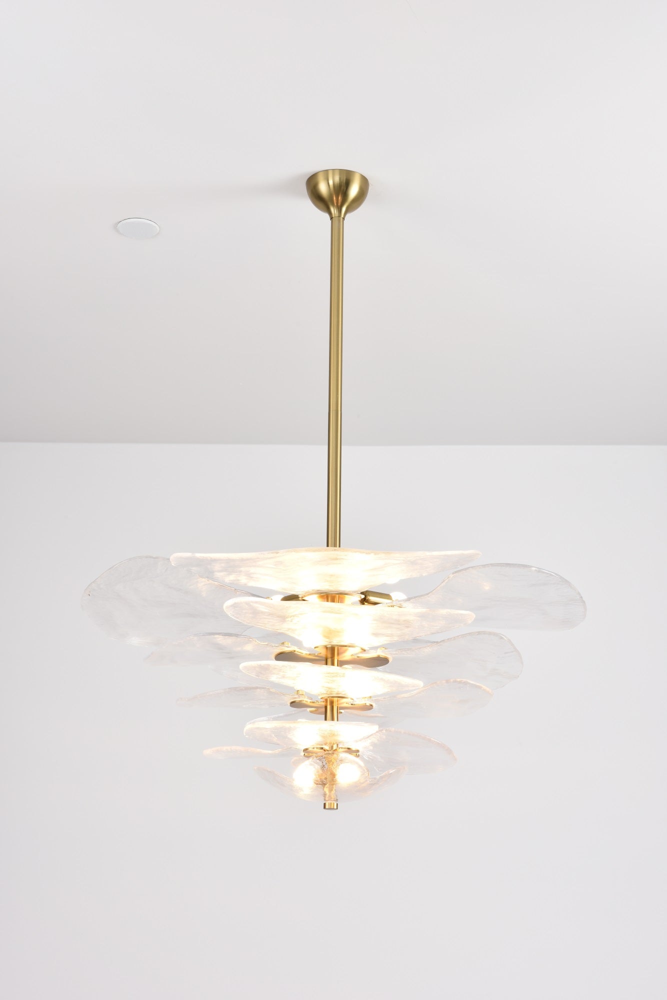 Petals Gold Murano Chandelier 1001 Chandelier