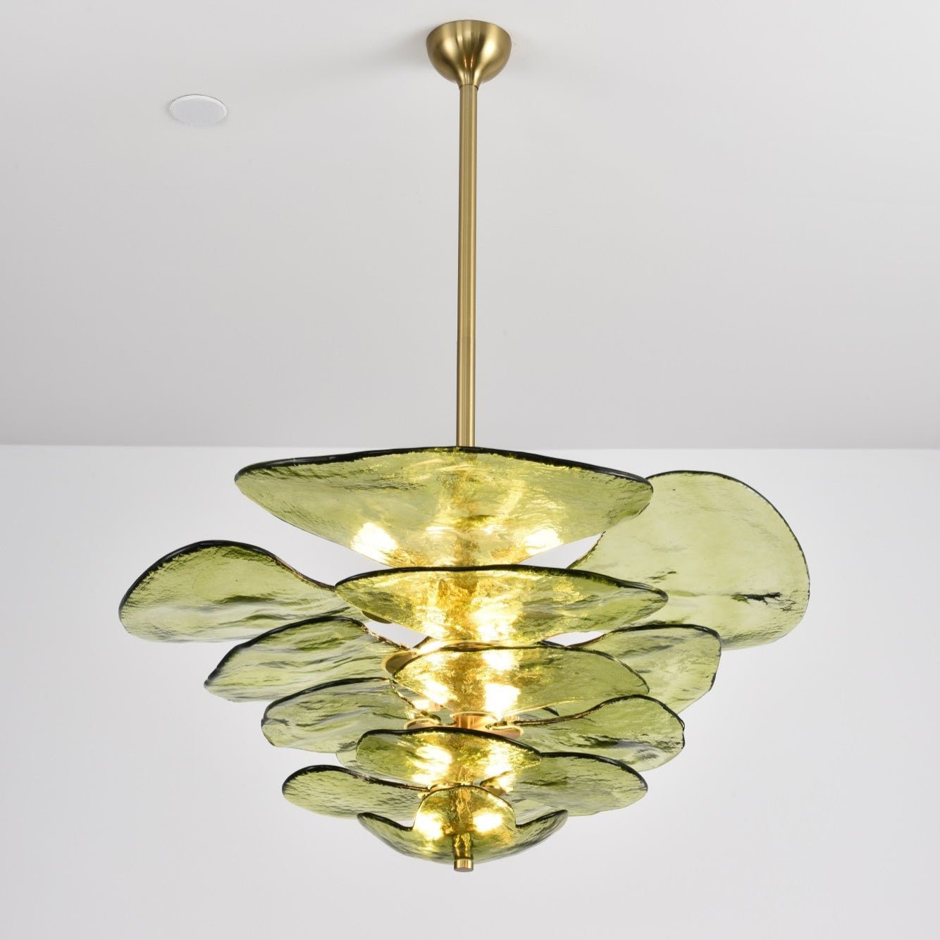 Petals Gold Murano Chandelier 1001 Chandelier