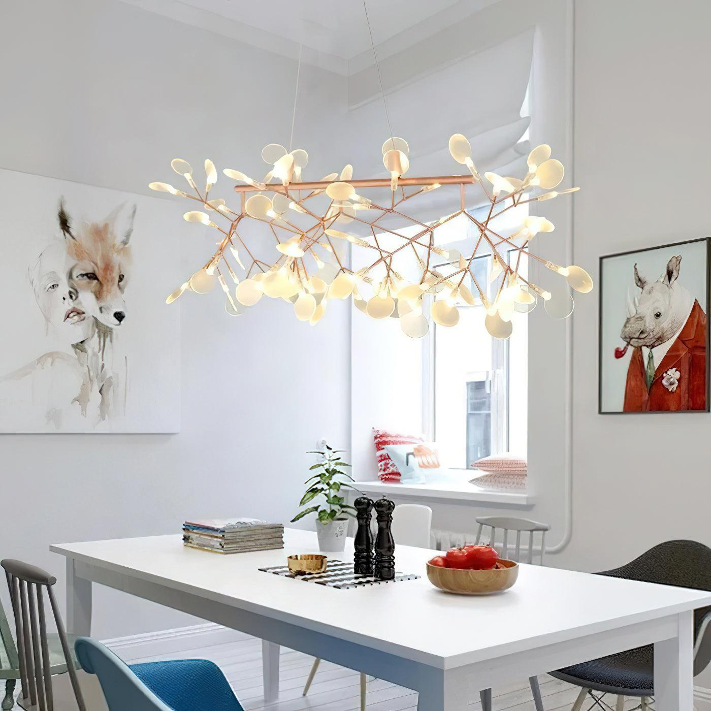 Long Style Firefly LED Chandelier Chandelier