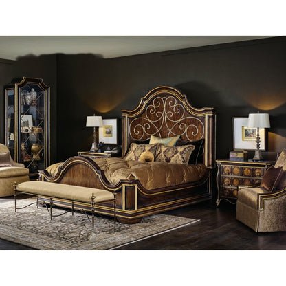 Maitland Smith Majorca Panel Bed - King (MAJ11)