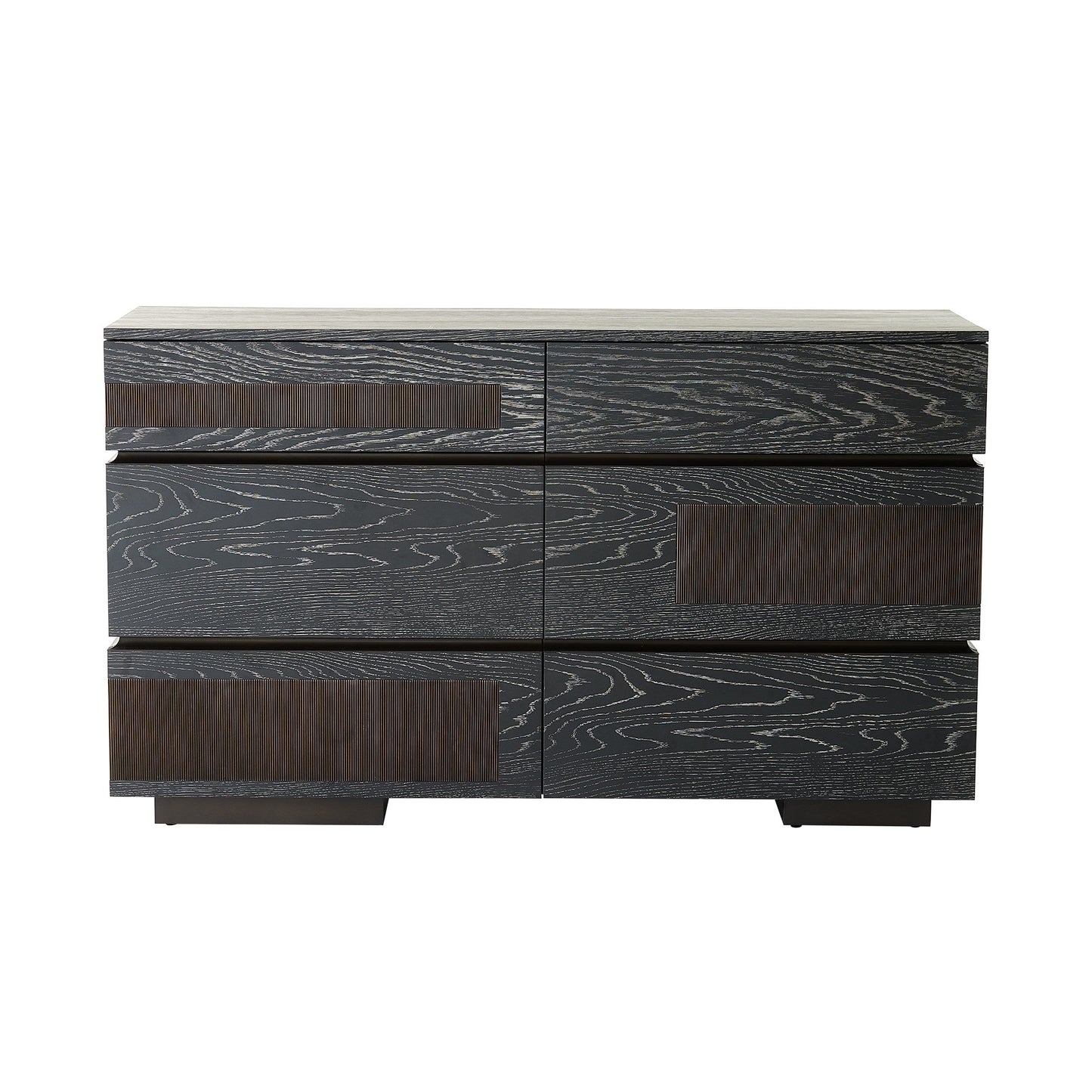 Global Views Brazil Dresser-Black Cerused Oak