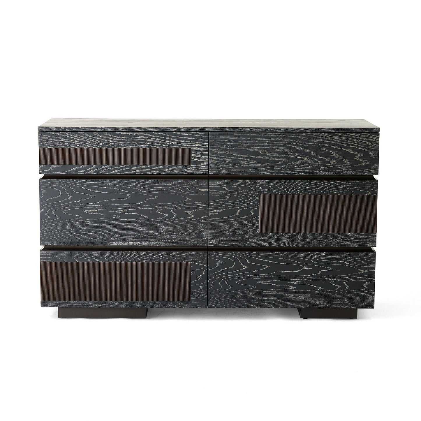 Global Views Brazil Dresser-Black Cerused Oak