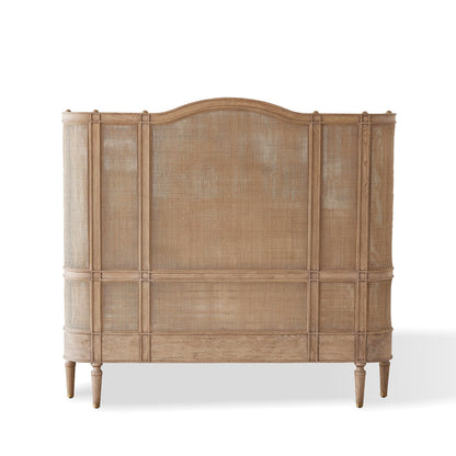 Global Views Blackened Josephine Oak Bed