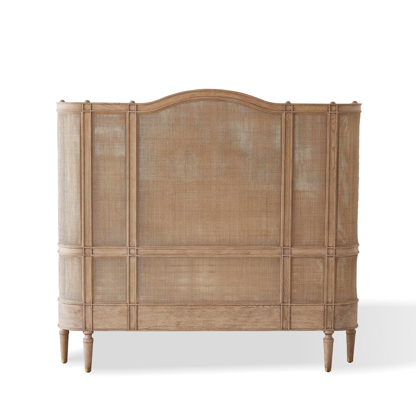 Global Views Blackened Josephine Oak Bed