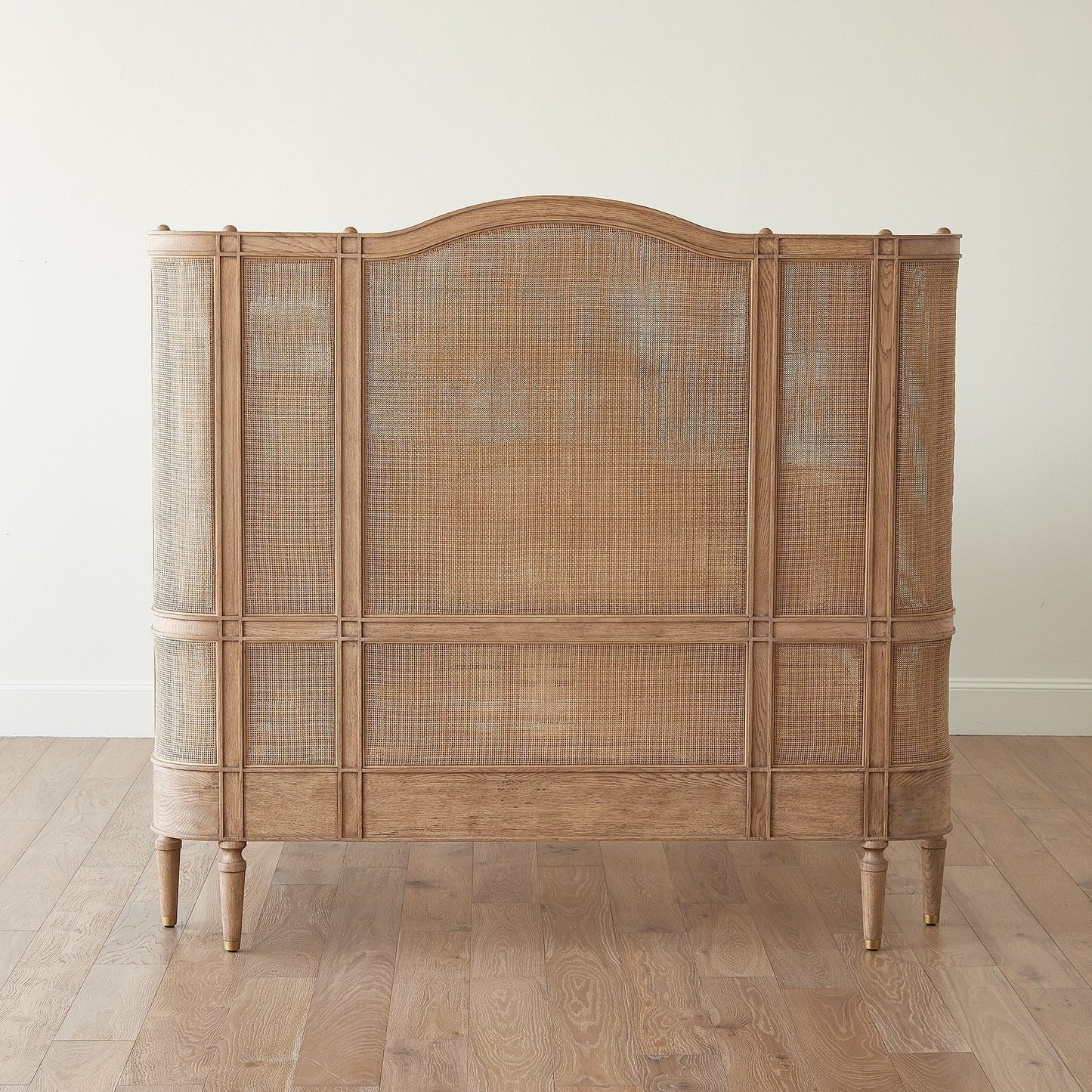 Global Views Josephine Queen Bed-Blackened Oak