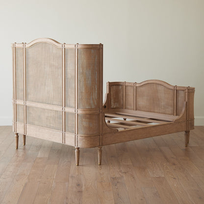 Global Views Blackened Josephine Oak Bed