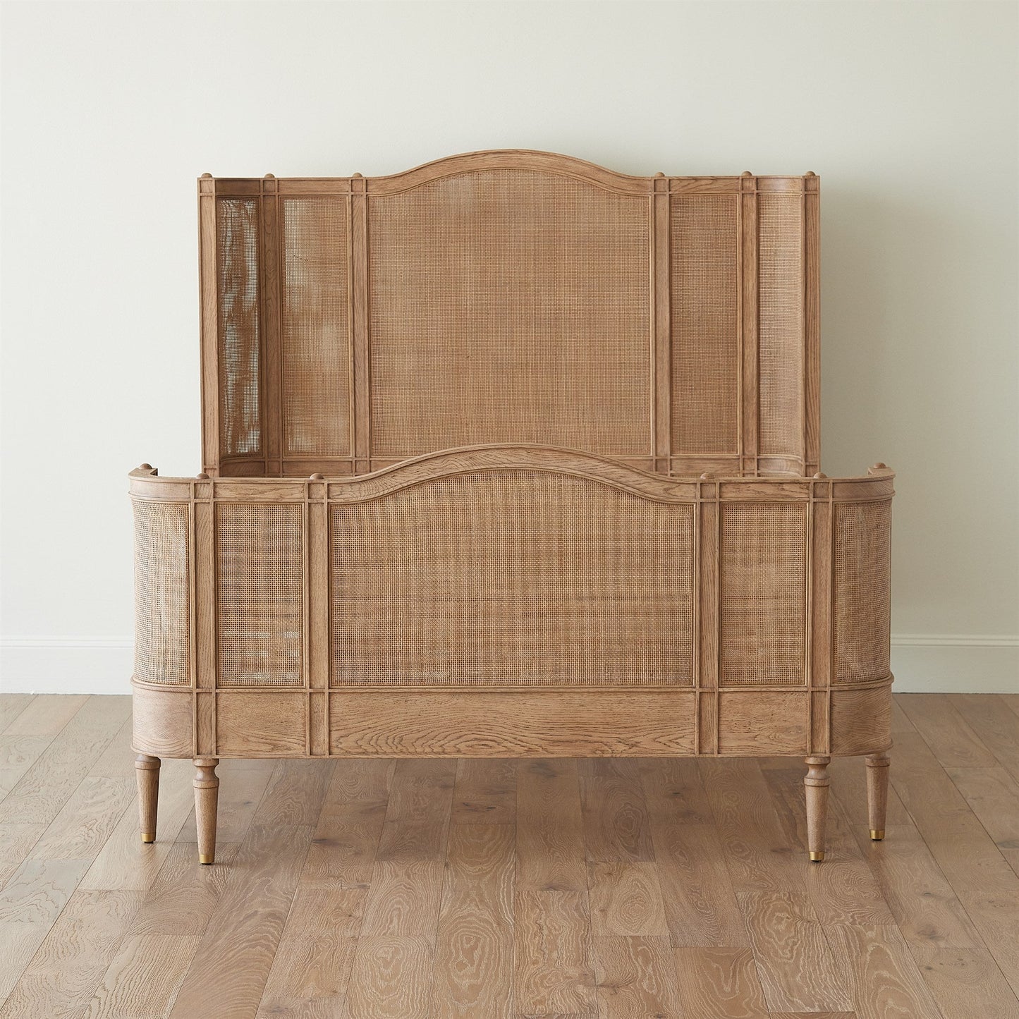 Global Views Blackened Josephine Oak Bed