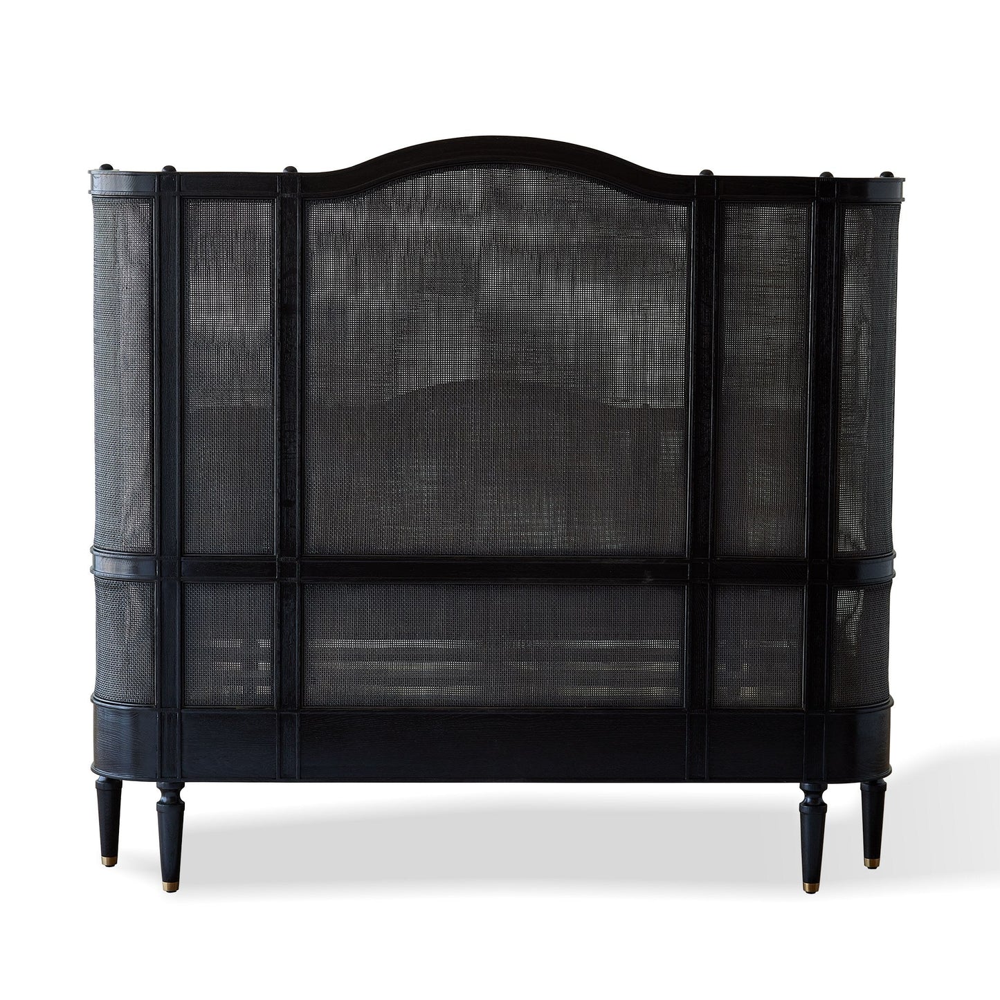 Global Views Blackened Josephine Oak Bed