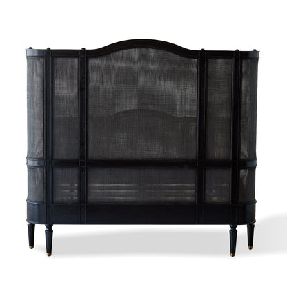 Global Views Blackened Josephine Oak Bed