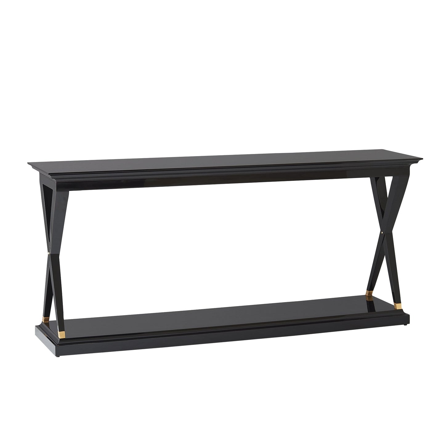 Global Views X-Console-Black Lacquer