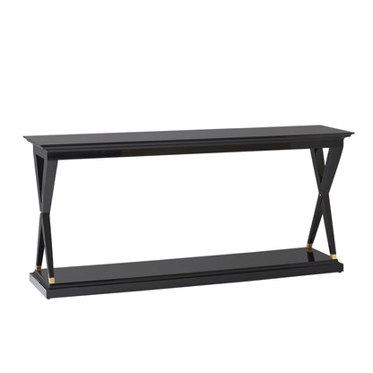 Global Views X-Console-Black Lacquer