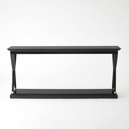 Global Views X-Console-Black Lacquer