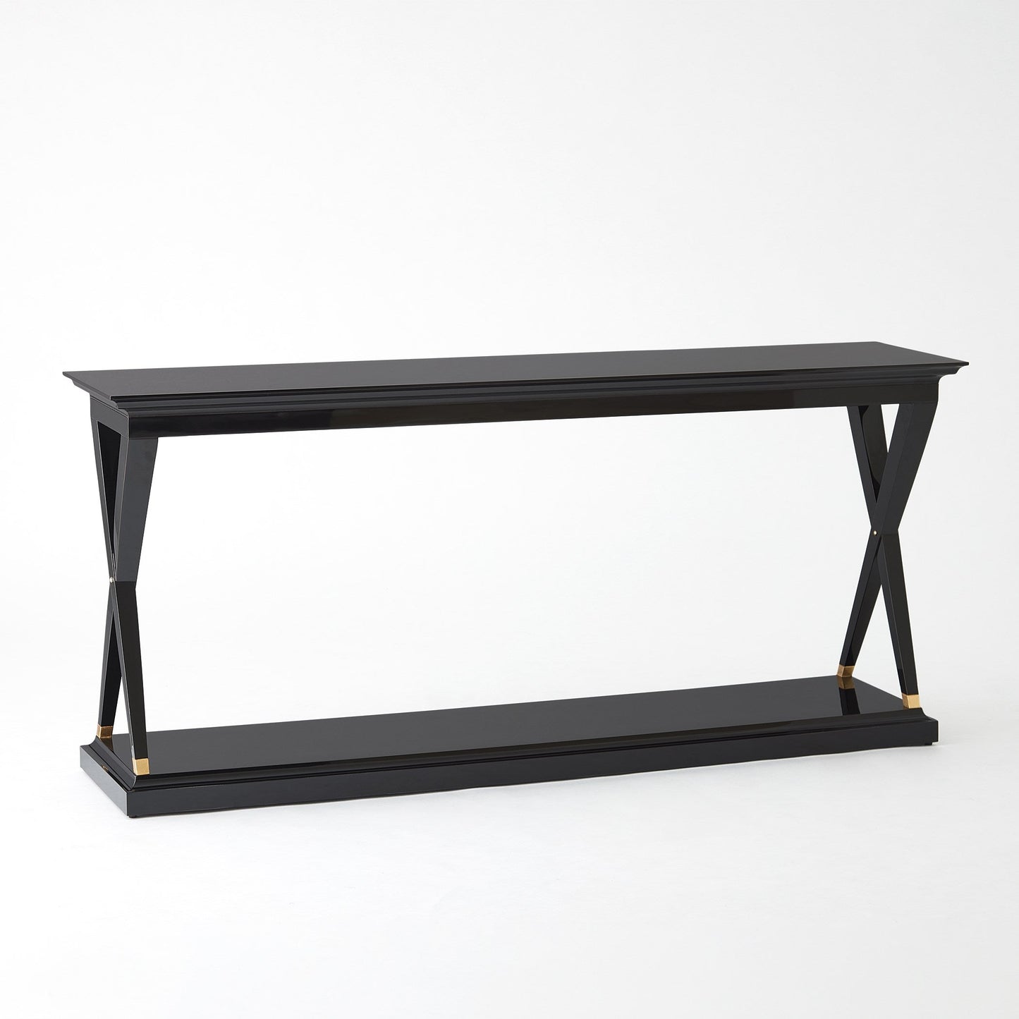 Global Views X-Console-Black Lacquer
