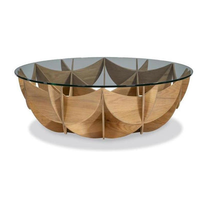 Maitland Smith Oak Honeycomb Table
