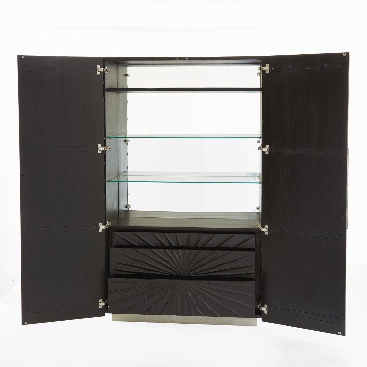 Global Views Pleated Tall Cabinet