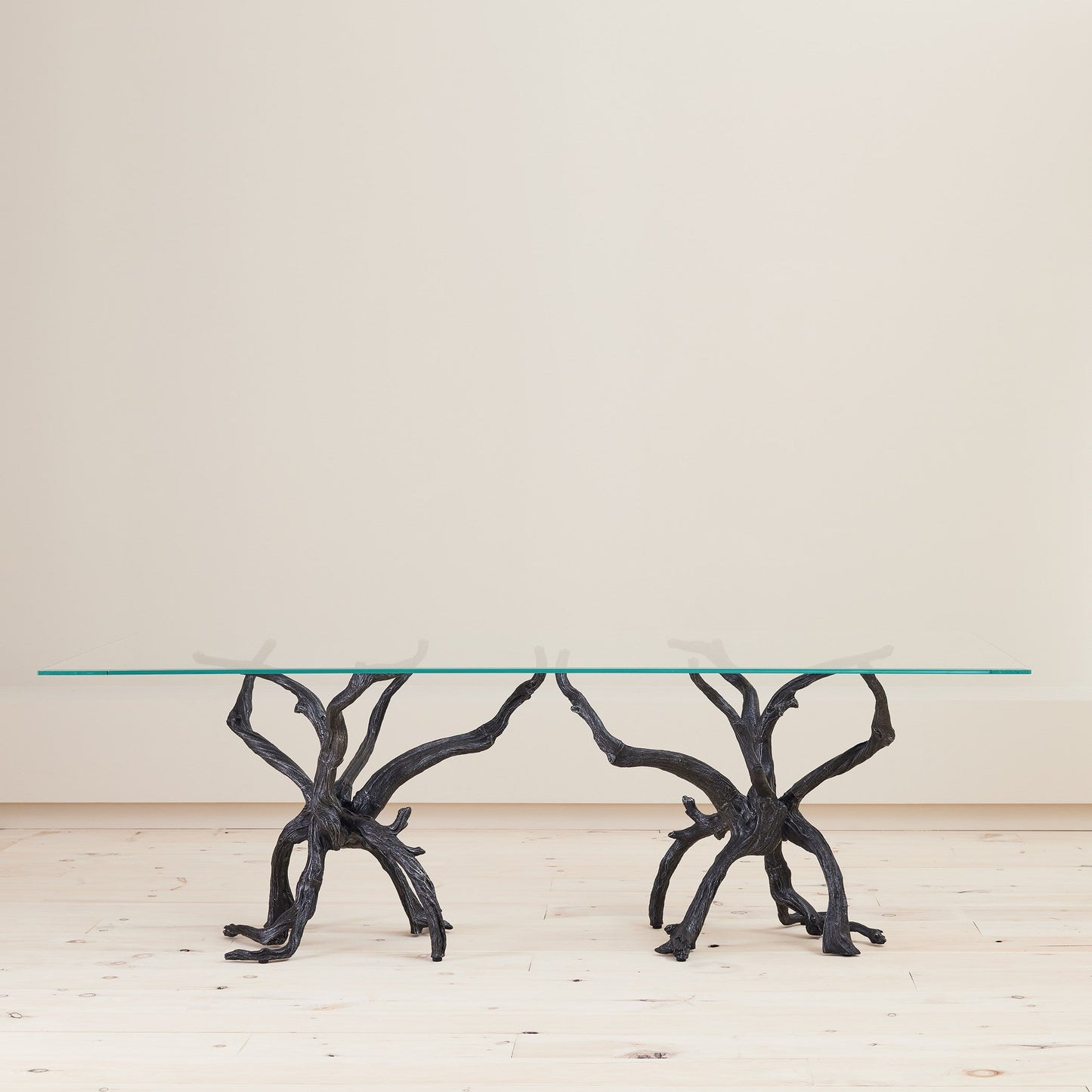 Global Views Natural Iron Monterey Rectangle Dining Table
