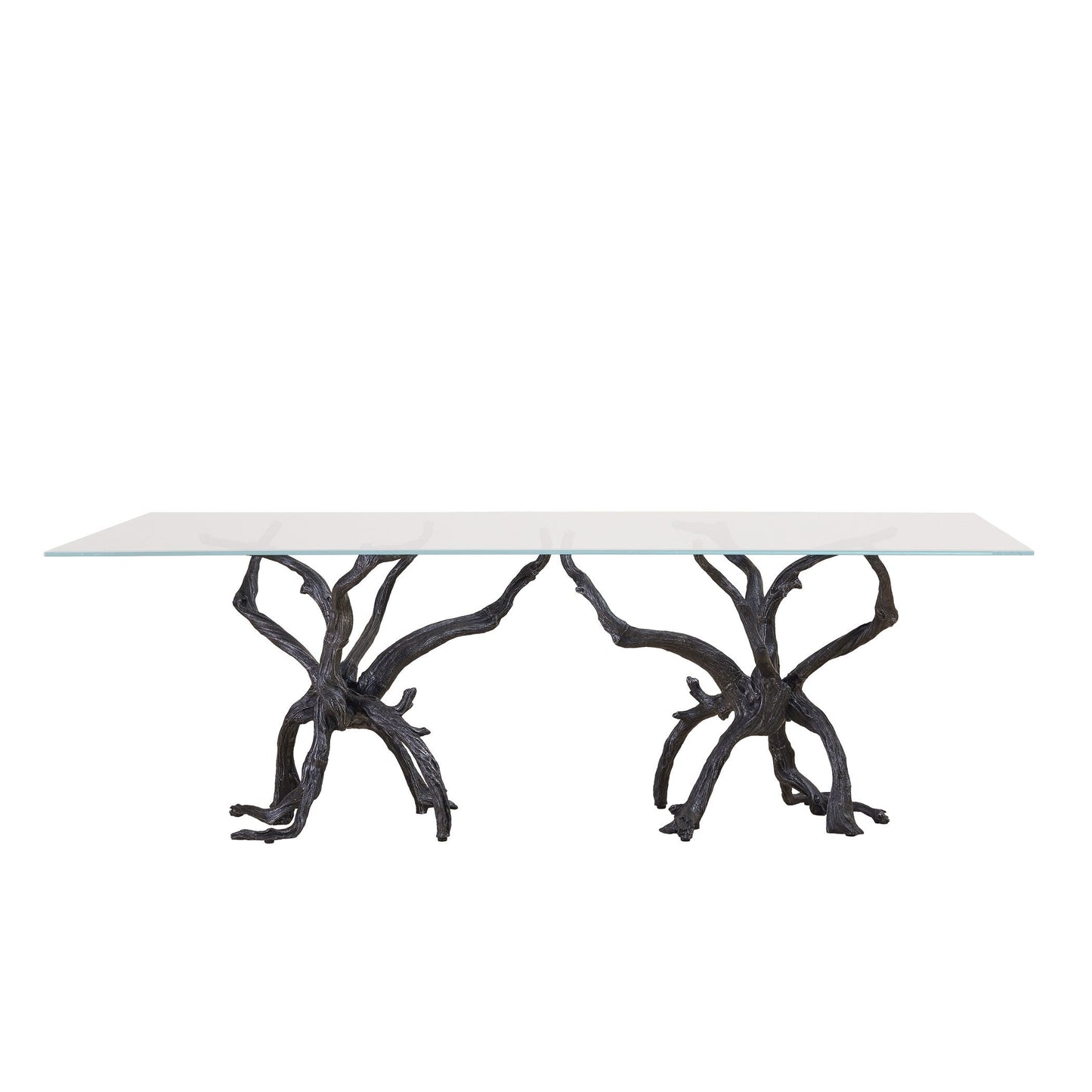 Global Views Natural Iron Monterey Rectangle Dining Table