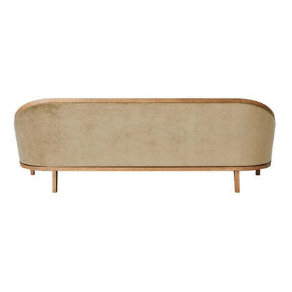 Global Views Tailored Sofa-Bleached Oak
