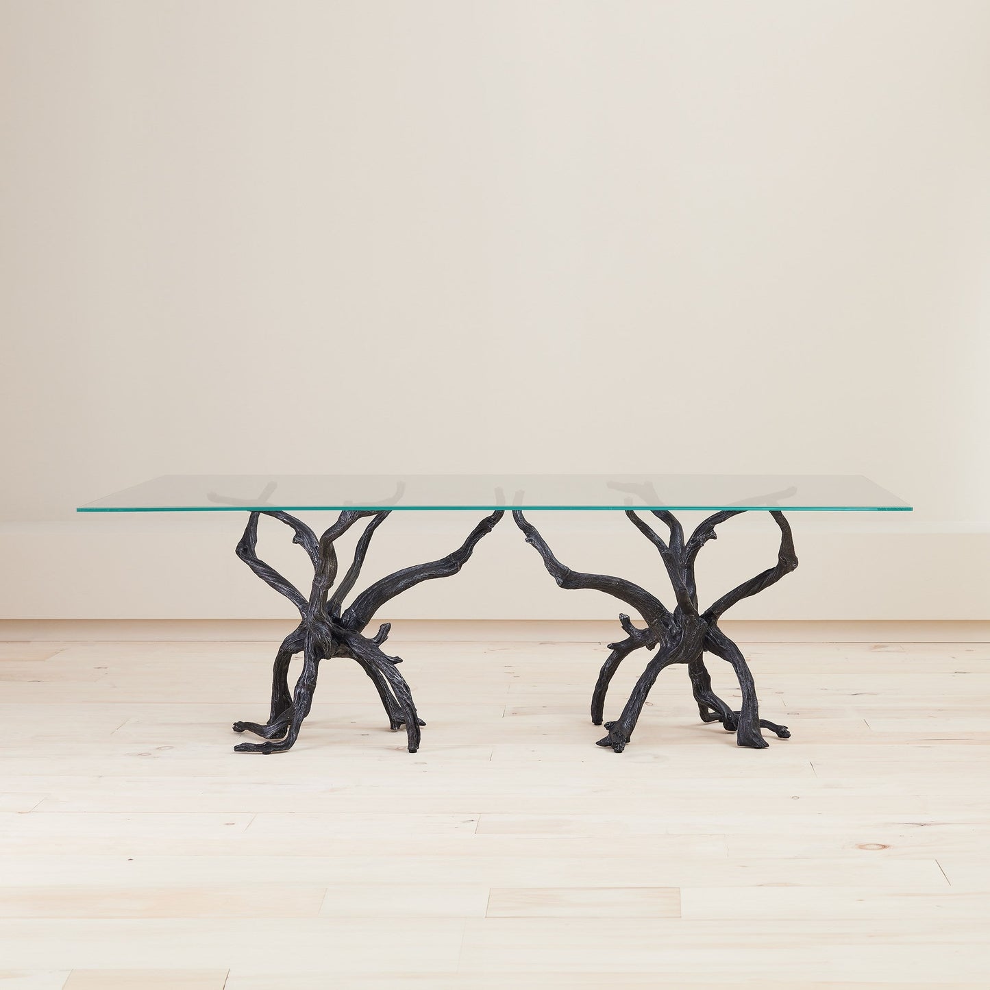 Global Views Natural Iron Monterey Rectangle Dining Table