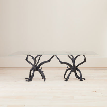 Global Views Natural Iron Monterey Rectangle Dining Table
