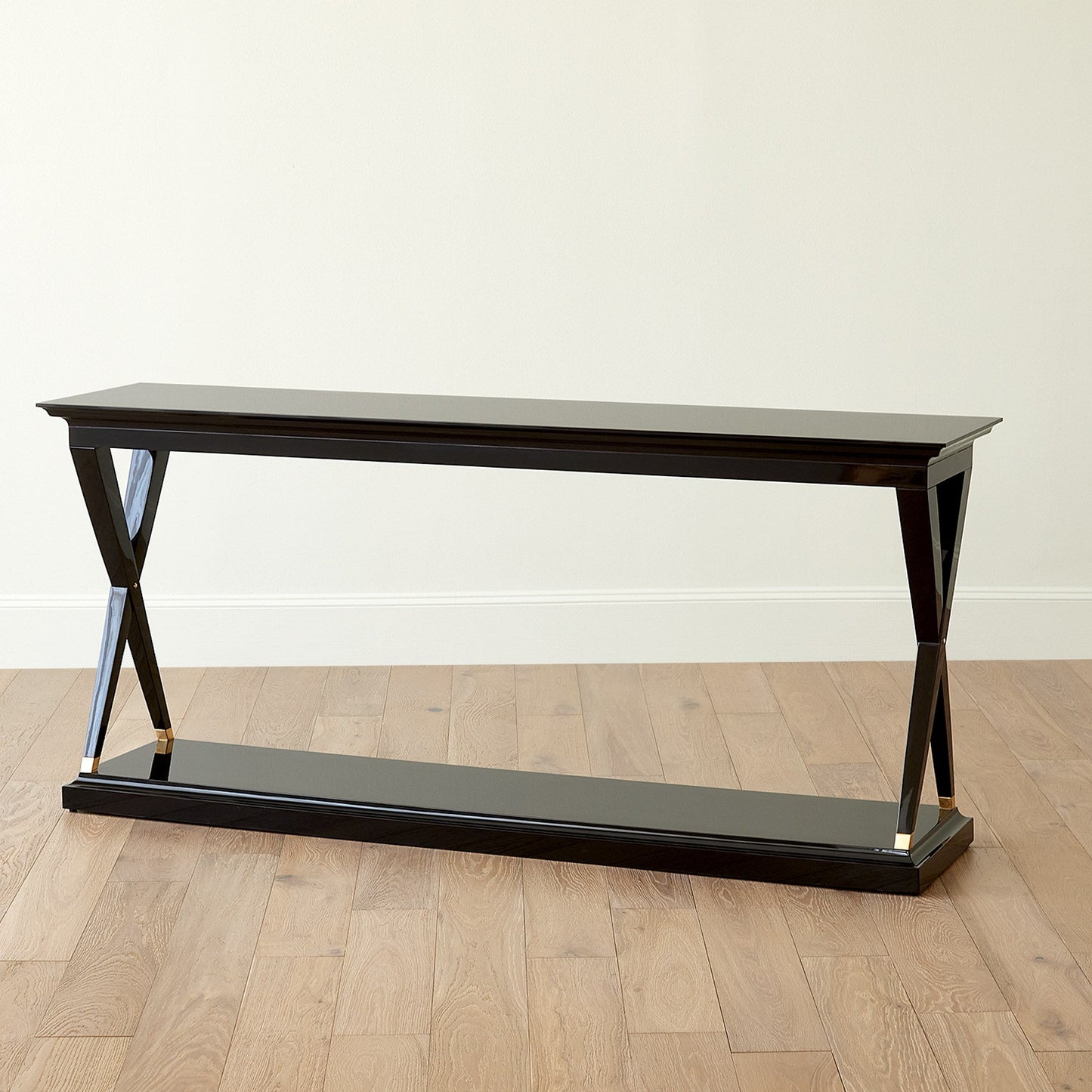 Global Views X-Console-Black Lacquer