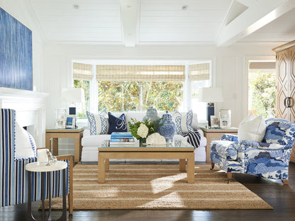 Barclay Butera Newport Harbor Raffia Cocktail Table