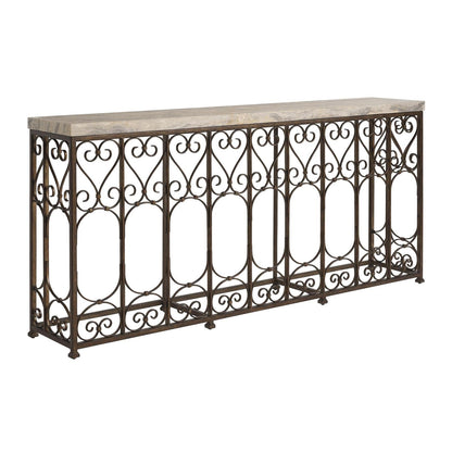 Barclay Butera Montecito Fletcher Metal Console Table