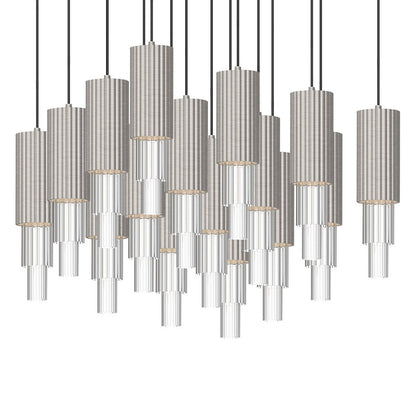 Bordeaux Square LED Multi Light Pendant